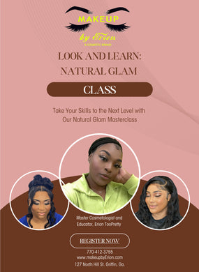 Natural Glam Masterclass 11/11/23 1:00pm